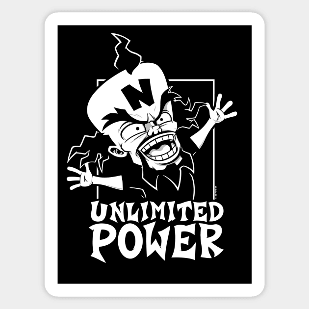 Unlimited Power Sticker by wloem